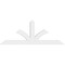 Ekena Millwork Richland Architectural Grade PVC Gable Bracket, 60"W x 22 1/2"H x 2"D x 4"F, 9/12 Pitch GBP060X23X0204RIC00 - alternate 4